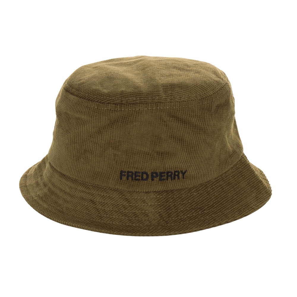 フレッドペリー（FRED PERRY）（メンズ、レディース）デュアル ブランドワッフル コードバケットハット HW6690-R44 23AW
