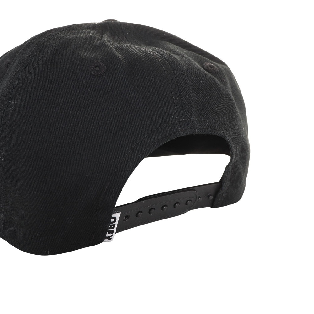 オベイ（OBEY）（メンズ）PLANT 6 PANEL SNAPBACK キャップ 100580361BLKO23H
