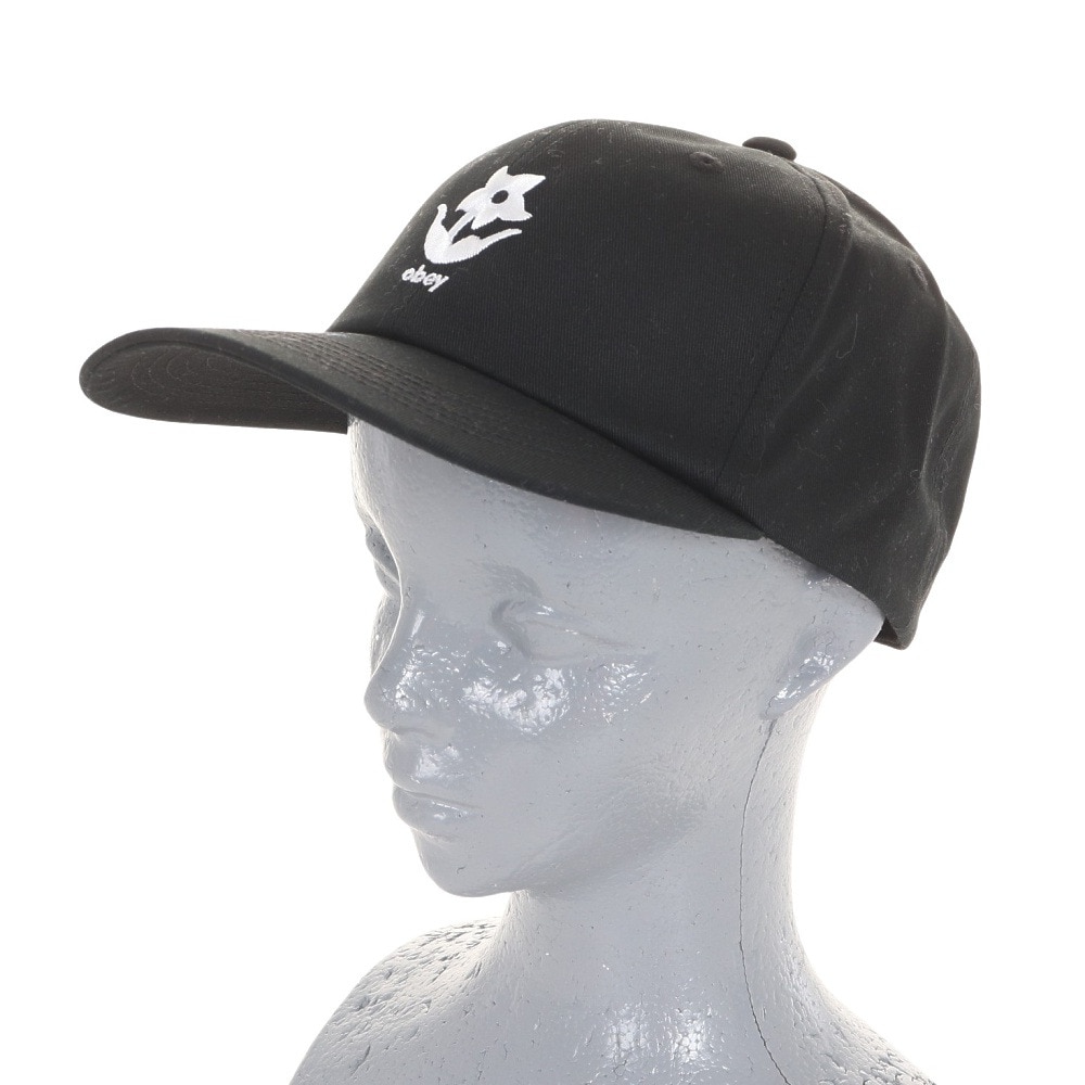 オベイ（OBEY）（メンズ）PLANT 6 PANEL SNAPBACK キャップ 100580361BLKO23H