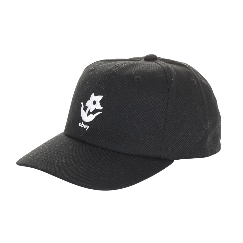 OBEY PLANT 6 PANEL SNAPBACK キャップ 100580361BLKO23H F 90 帽子
