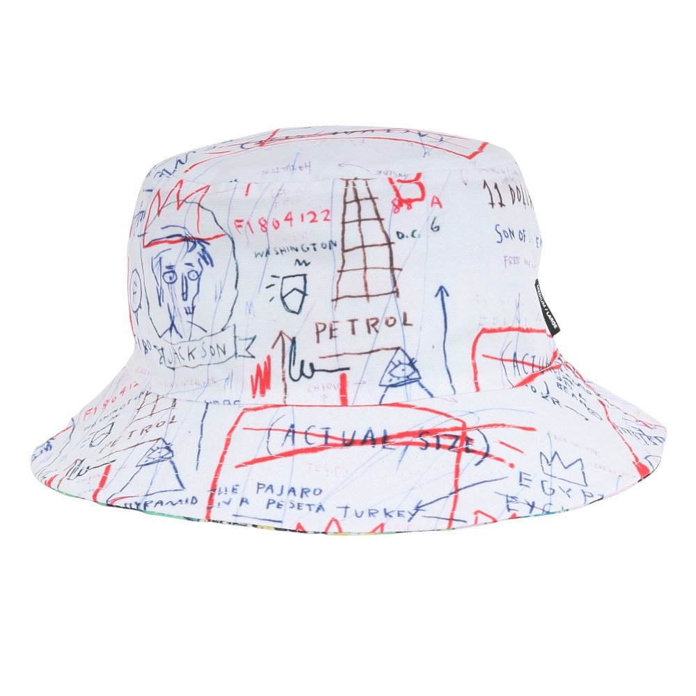 ニューエラ（NEW ERA）（メンズ、レディース）帽子 バケットハット リバーシブル ジャン=ミシェル・バスキア オールオーバープリント 13772574