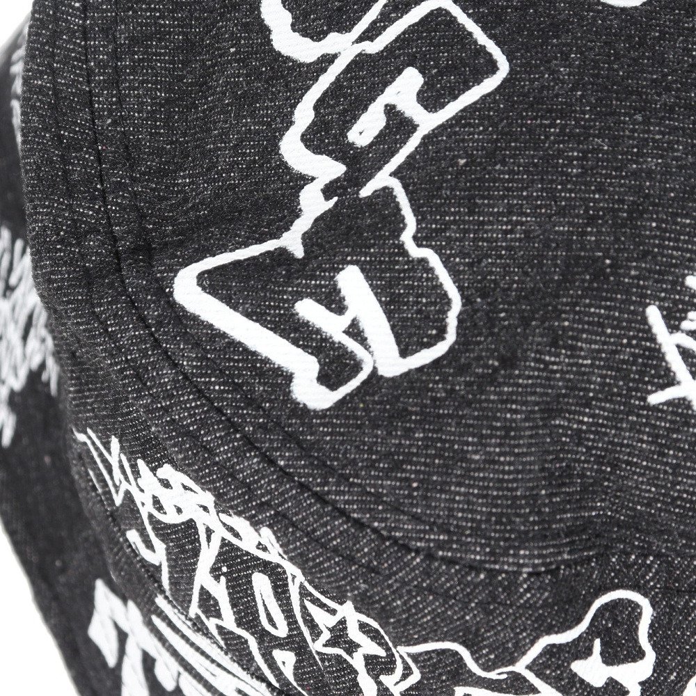 エクストララージ（XLARGE）（メンズ）帽子 GRAFFITI デニム ハット 101233051005-BLACK