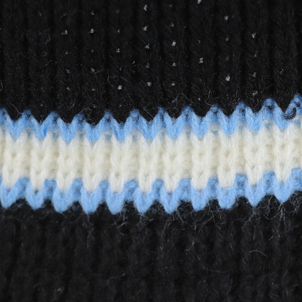 エクストララージ（XLARGE）（メンズ）ニットハット CONTRAST STRIPE CRUSHER HAT 101233051010-BLACK