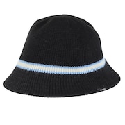 (メンズ)ニットハット CONTRAST STRIPE CRUSHER HAT 101233051010-BLACK