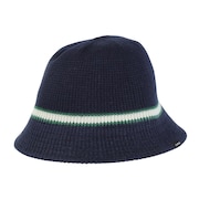 (メンズ)ニットハット CONTRAST STRIPE CRUSHER HAT 101233051010-NAVY