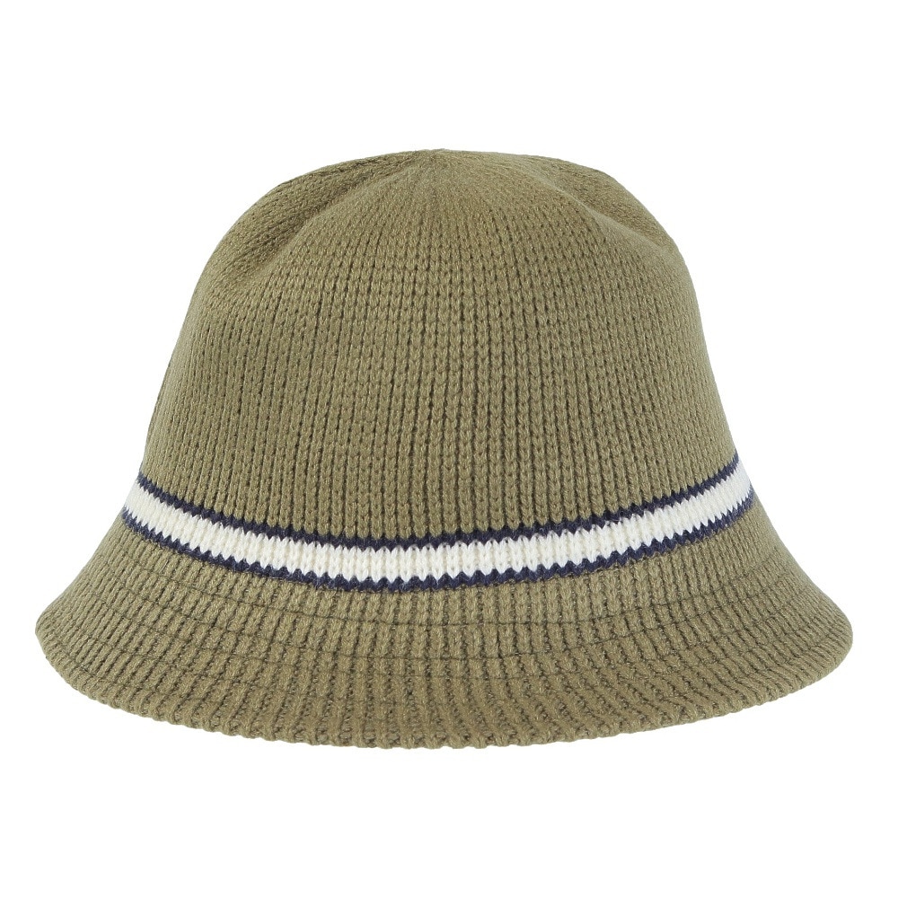 エクストララージ（XLARGE）（メンズ）ニットハット CONTRAST STRIPE CRUSHER HAT 101233051010-OLIVE