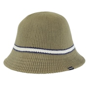(メンズ)ニットハット CONTRAST STRIPE CRUSHER HAT 101233051010-OLIVE