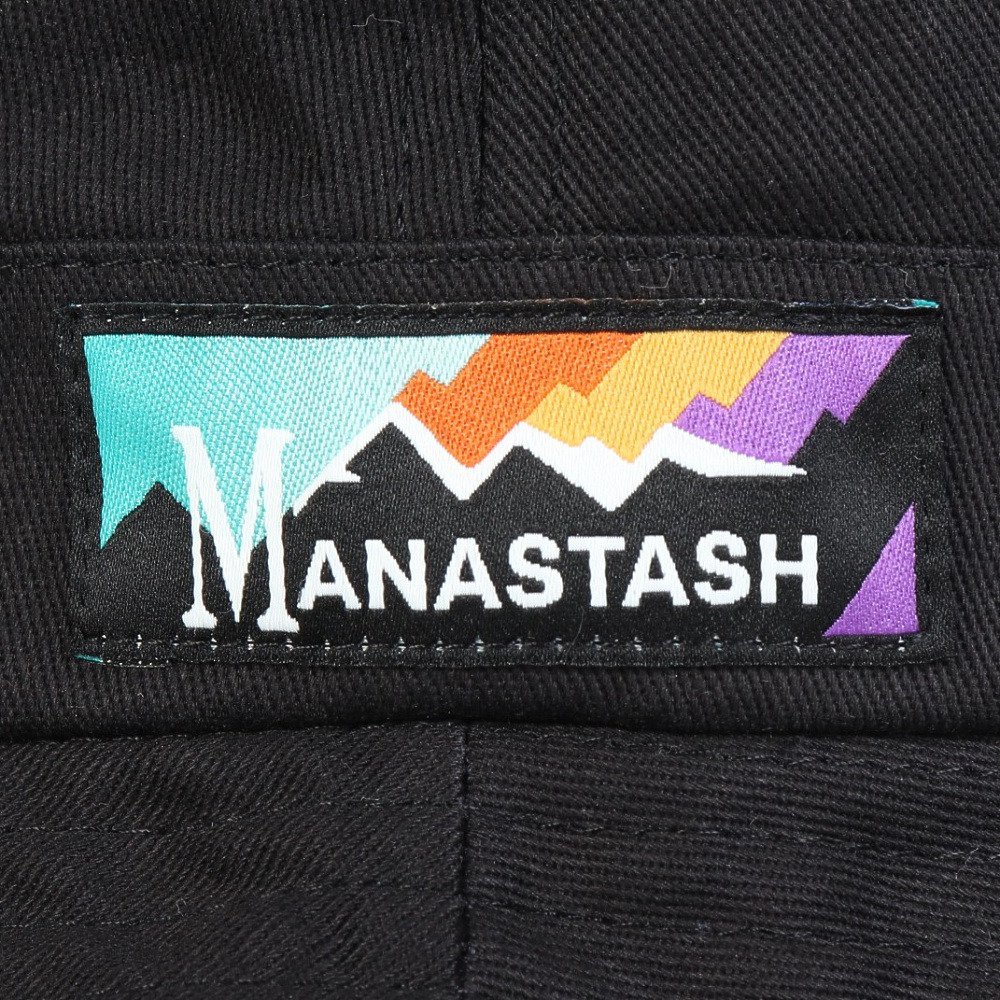 マナスタッシュ（MANASTASH）（メンズ）レインボーロゴハット 792-3974008 BLACK