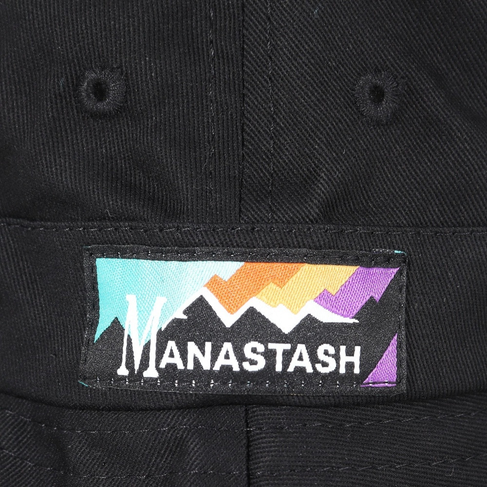 マナスタッシュ（MANASTASH）（メンズ）レインボーロゴハット 792-3974008 BLACK