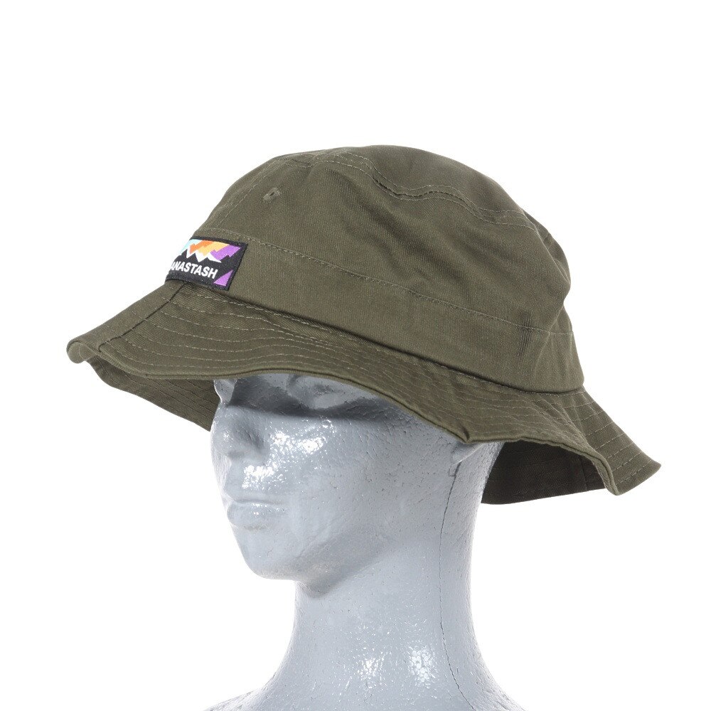 マナスタッシュ（MANASTASH）（メンズ）レインボーロゴハット 792-3974008 OLIVE