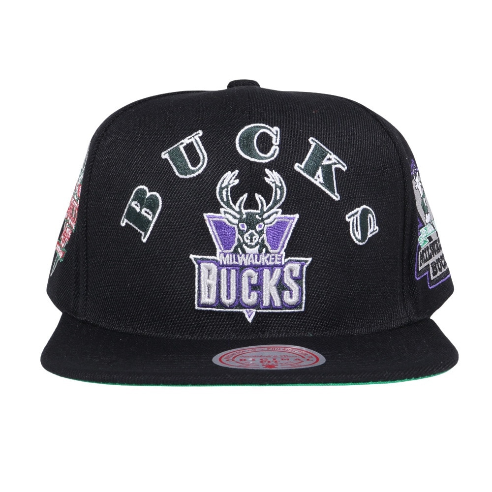 ミッチェルアンドネス（Mitchell&Ness）（メンズ、レディース）NBA BORN AND BRED キャップ SN 6HSSMM21132-MBUBLCK