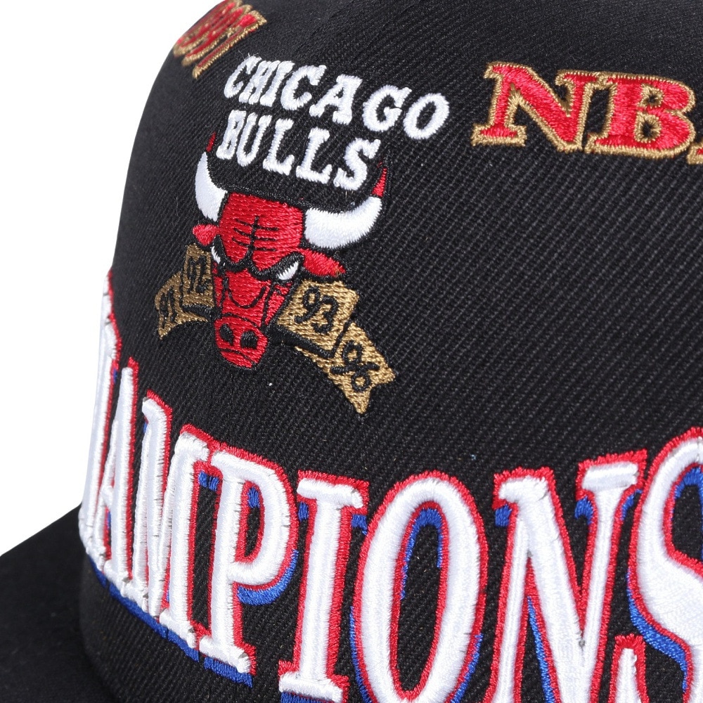 ミッチェルアンドネス（Mitchell&Ness）（メンズ、レディース）NBA 1997 CHAMPIONS キャップ S HHSS1077-CBUYYPPPBLCK