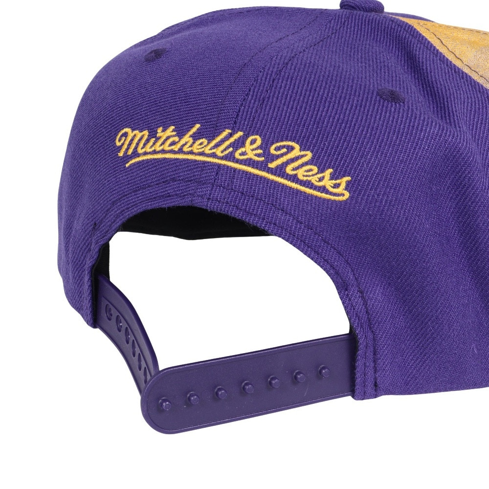 ミッチェルアンドネス（Mitchell&Ness）（メンズ、レディース）NBA TAPESTRY SNAPBACK キャップ LAK HHSS2991-LALYYPPPPURP