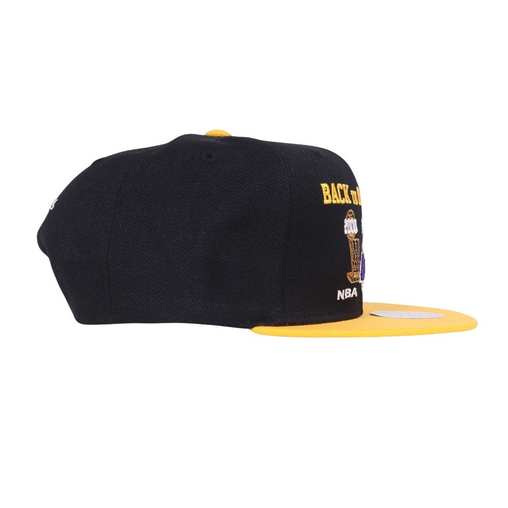 ミッチェルアンドネス（Mitchell&Ness）（メンズ、レディース）NBA 00-03 LAKERS CHAMPS キャップ HHSS4196-LALYYPPPBKGD