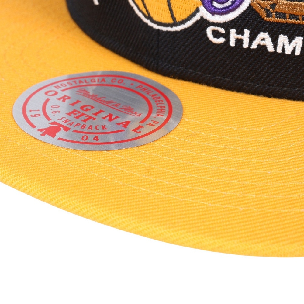 ミッチェルアンドネス（Mitchell&Ness）（メンズ、レディース）NBA 00-03 LAKERS CHAMPS キャップ HHSS4196-LALYYPPPBKGD