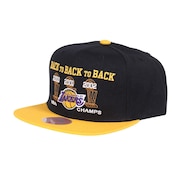 ミッチェルアンドネス（Mitchell&Ness）（メンズ、レディース）NBA 00-03 LAKERS CHAMPS キャップ HHSS4196-LALYYPPPBKGD