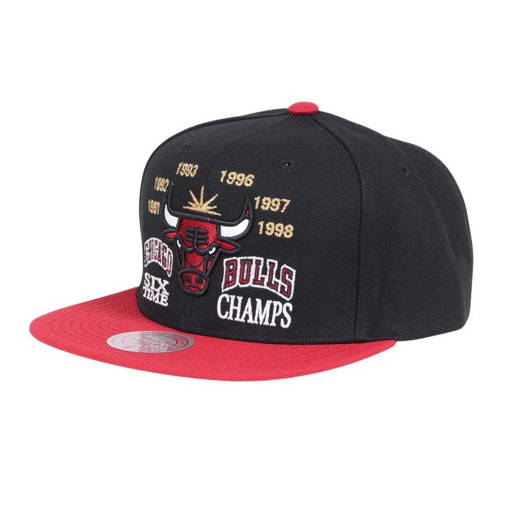 ミッチェルアンドネス（Mitchell&Ness）（メンズ、レディース）NBA CHAMP IS HERE SNAPBACK キャップ HHSS6269-CBUYYPPPBLCK