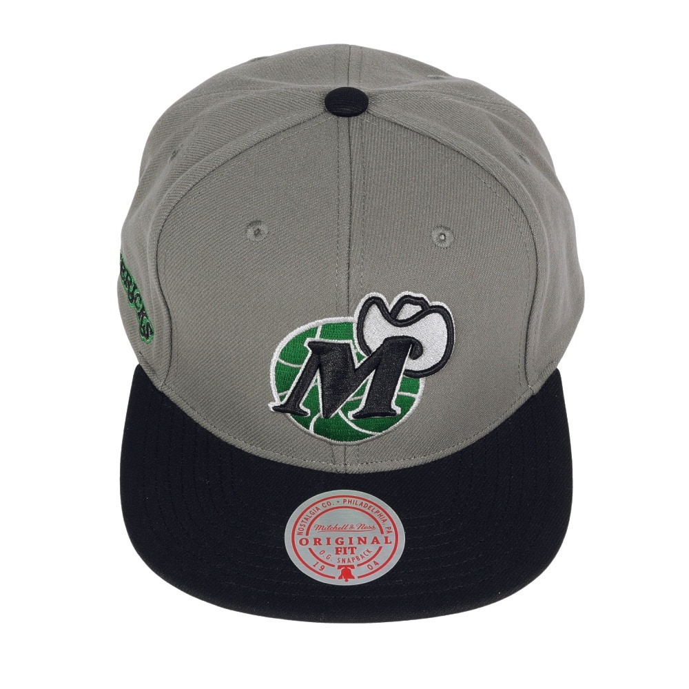 ミッチェルアンドネス（Mitchell&Ness）（メンズ、レディース）NBA STORM FRONT SNAPBACK キャップ HHSS7586-DMAYYPPPGREY