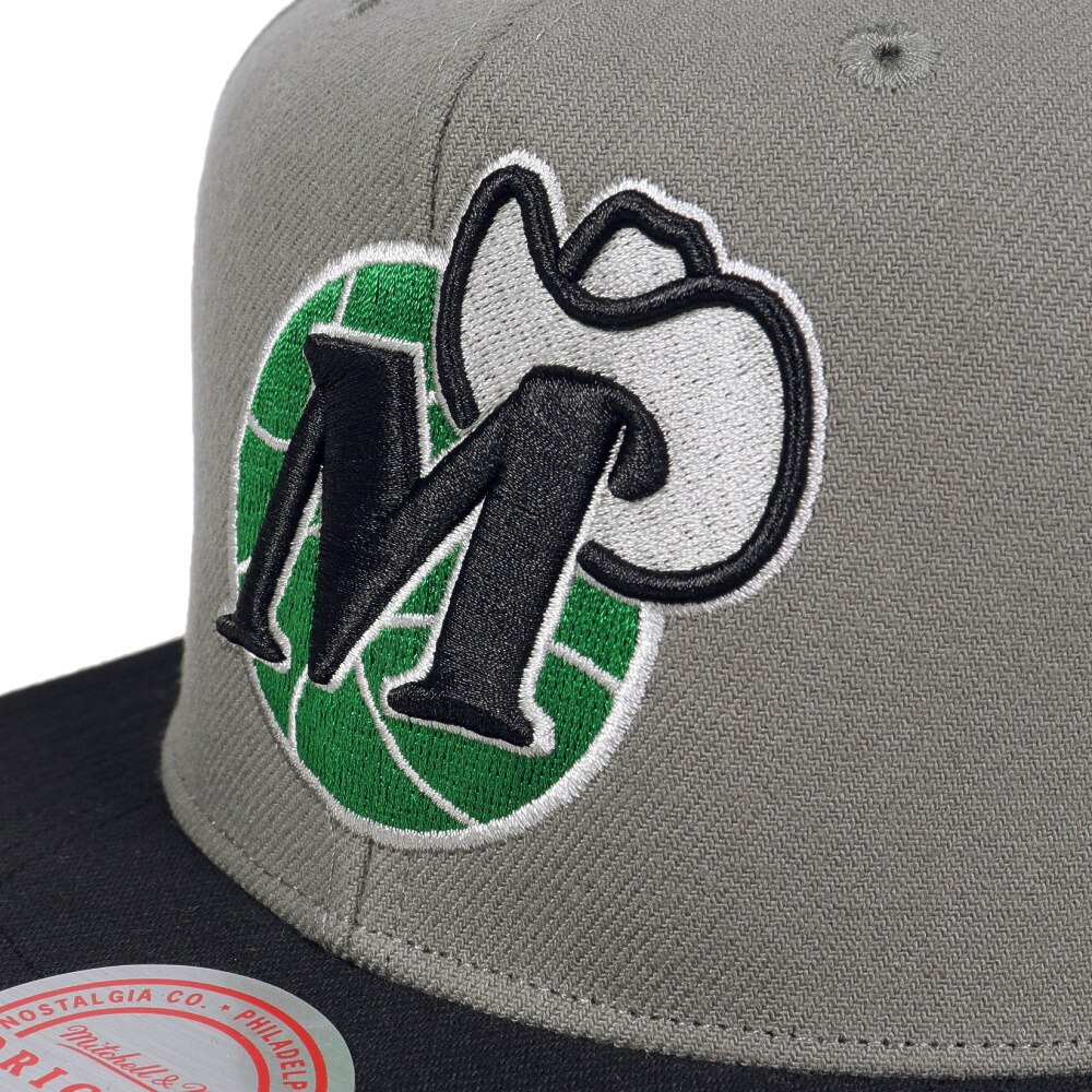 ミッチェルアンドネス（Mitchell&Ness）（メンズ、レディース）NBA STORM FRONT SNAPBACK キャップ HHSS7586-DMAYYPPPGREY