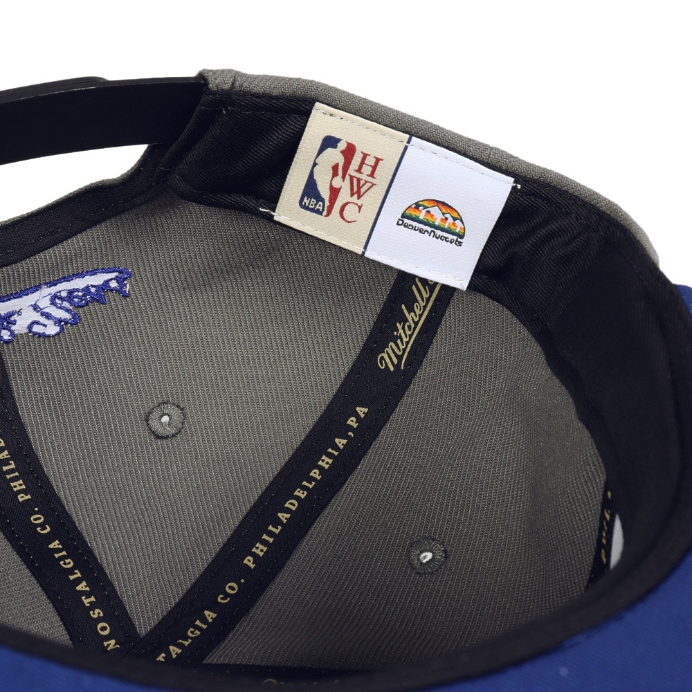 ミッチェルアンドネス（Mitchell&Ness）（メンズ、レディース）NBA STORM FRONT SNAPBACK キャップ HHSS7586-DNUYYPPPGREY