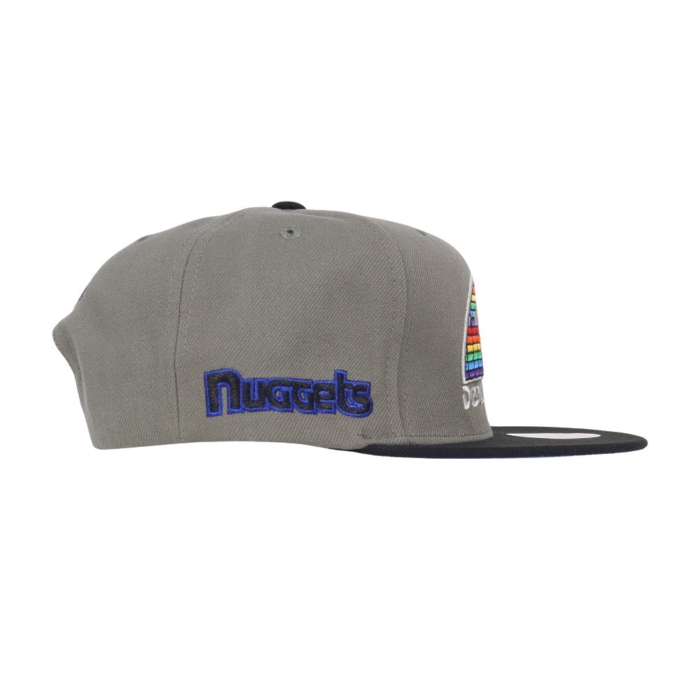 ミッチェルアンドネス（Mitchell&Ness）（メンズ、レディース）NBA STORM FRONT SNAPBACK キャップ HHSS7586-DNUYYPPPGREY