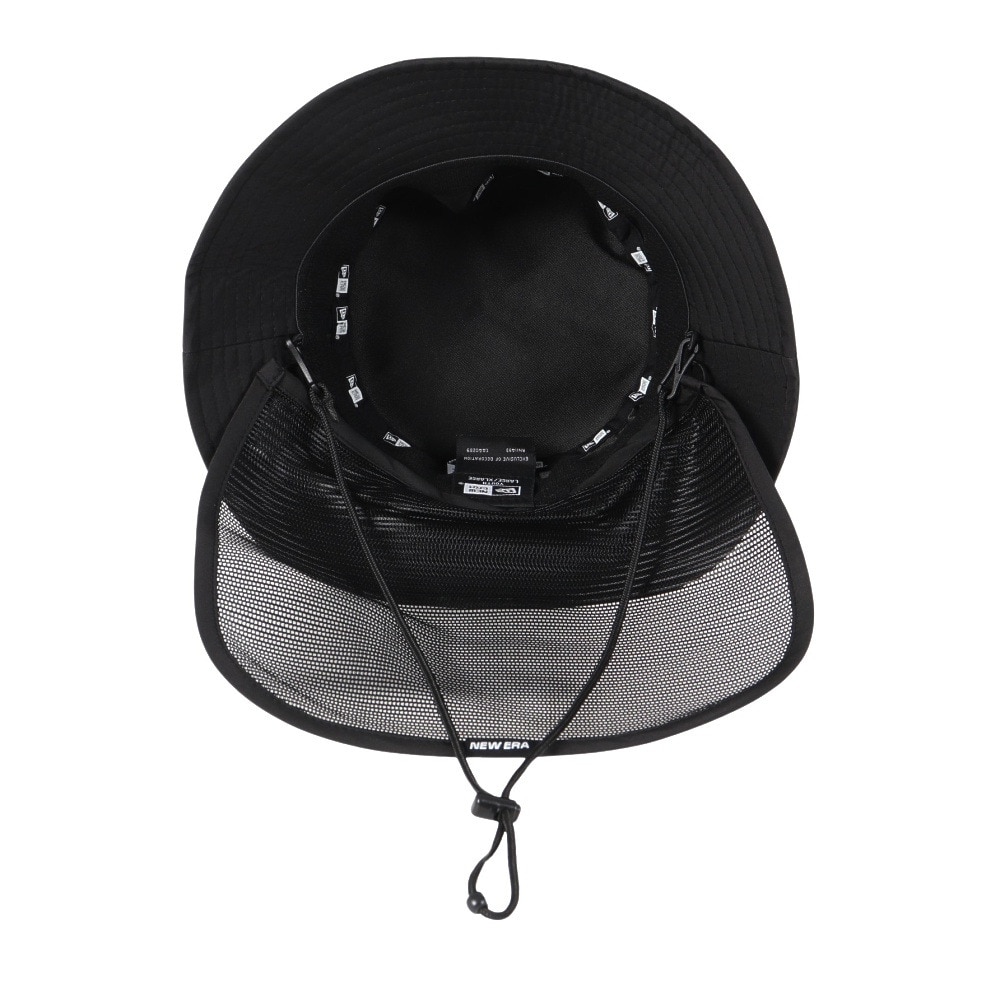 ニューエラ（NEW ERA）（キッズ）ジュニア アドベンチャーライト サンシェード Tech Surf ハット ブラック 14110016