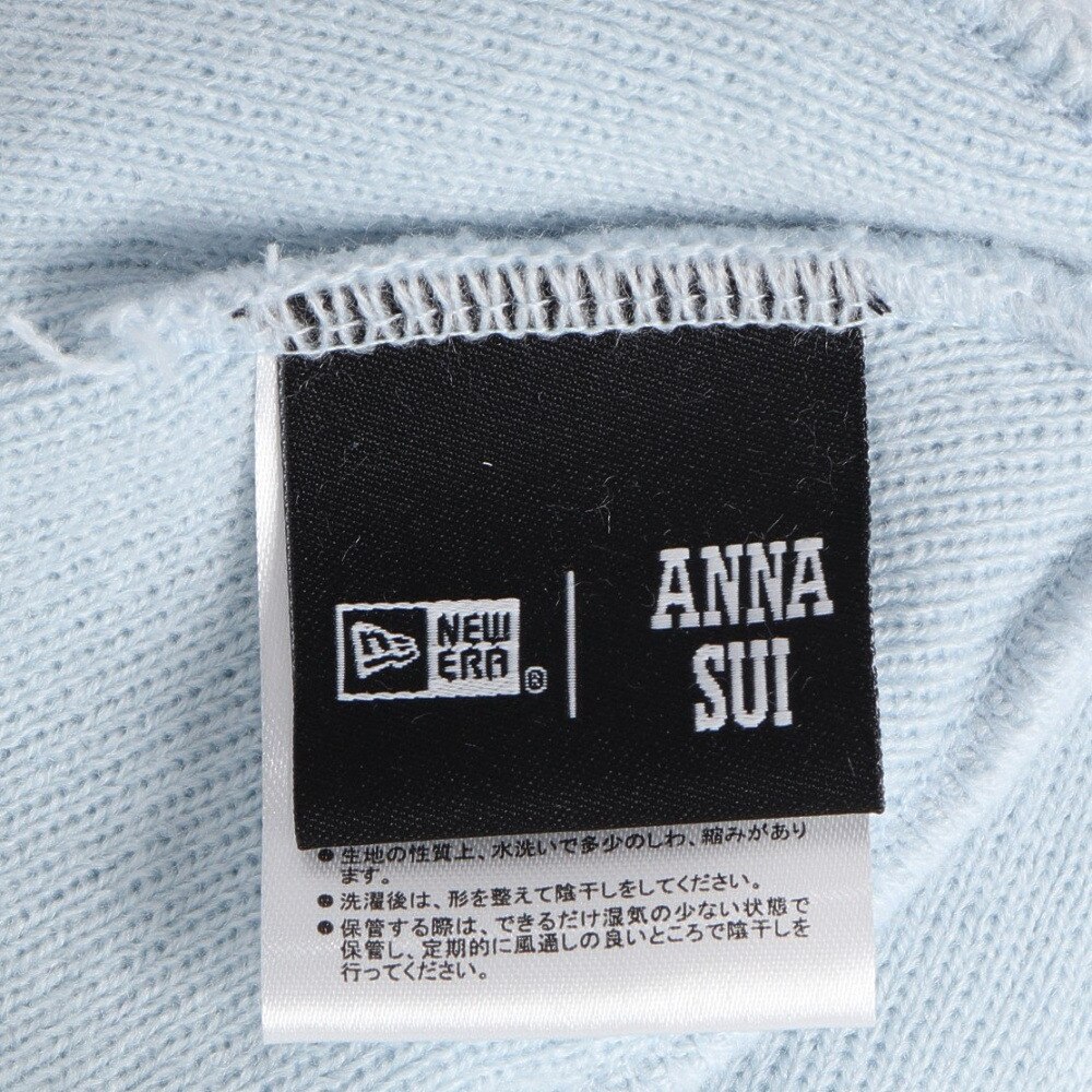 ニューエラ（NEW ERA）（レディース）ベーシックカフニット ANNA SUI アナ スイ バーズアイブルー 14124334