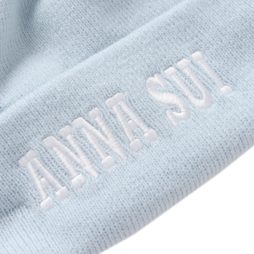 ニューエラ（NEW ERA）（レディース）ベーシックカフニット ANNA SUI アナ スイ バーズアイブルー 14124334