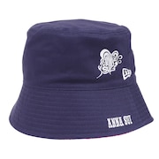 ニューエラ（NEW ERA）（レディース）バケット01 リバーシブル セーラーブリム Sailor Brim ANNA SUI アナ スイ ネイビー/ピンク 14124532