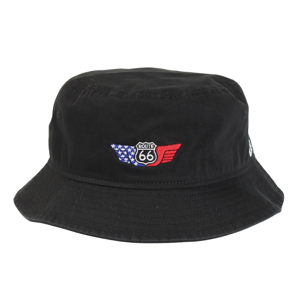 ニューエラ（NEW ERA）（メンズ、レディース）帽子 バケット01 ROUTE 66 BL 13772573