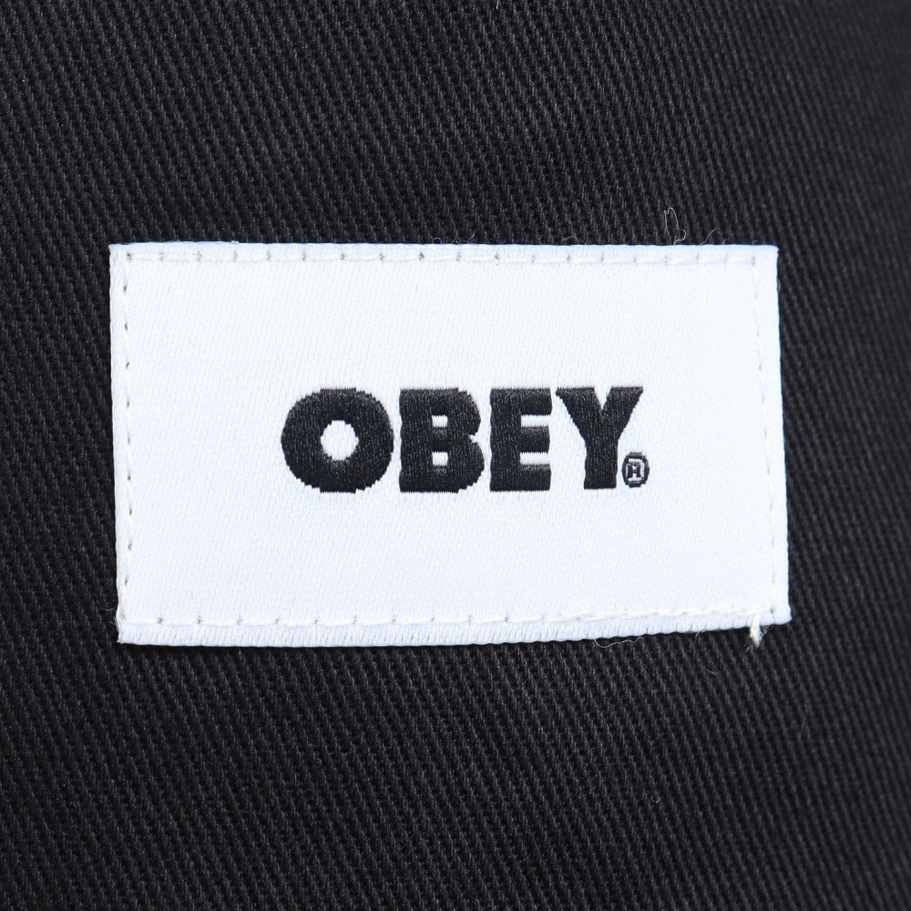 オベイ（OBEY）（メンズ）BOLD LABEL ORGANIC STRAPB キャップ 100490095BLKO24P