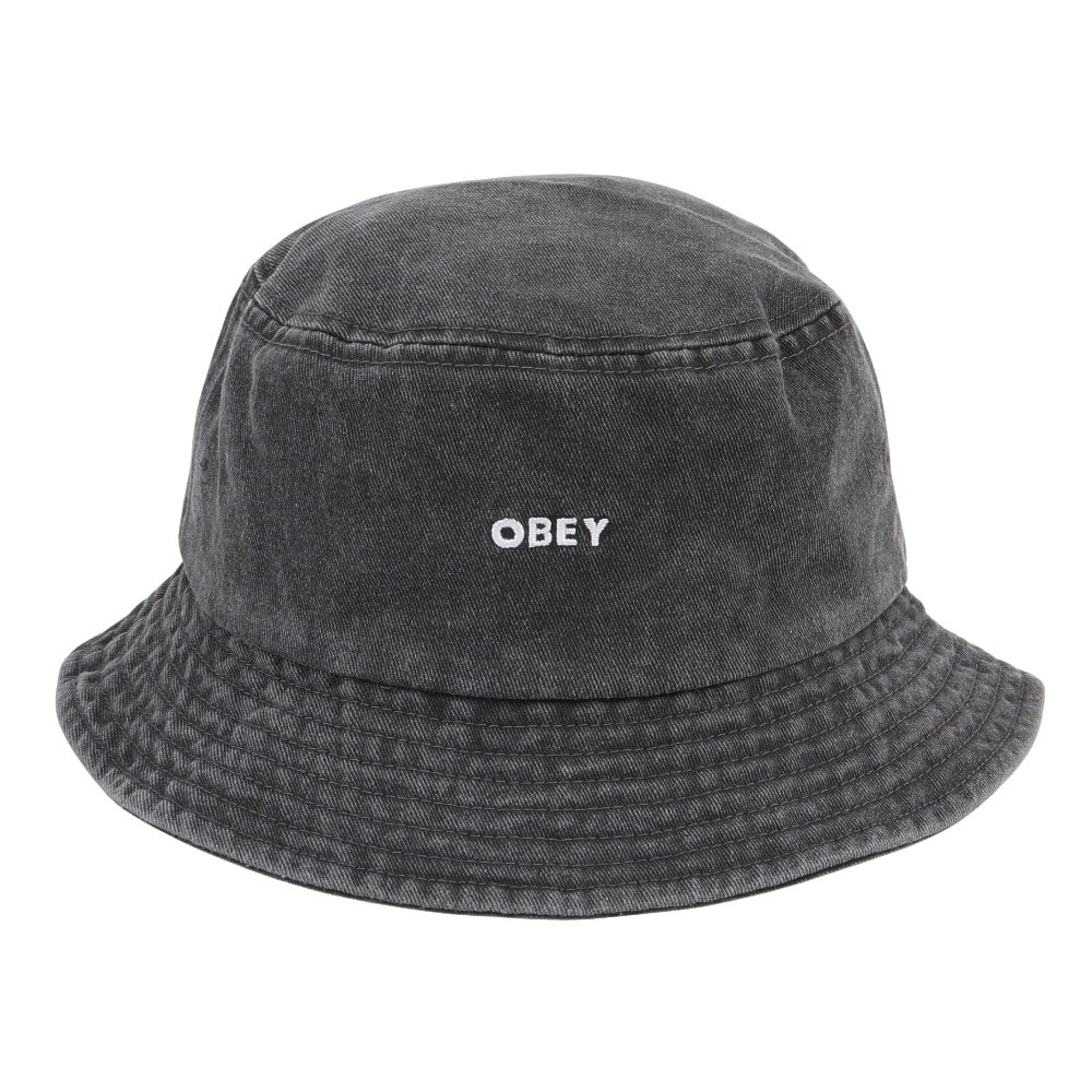 オベイ（OBEY）（メンズ）BOLD PIGMENT バケットハット 100520089BLKO24P