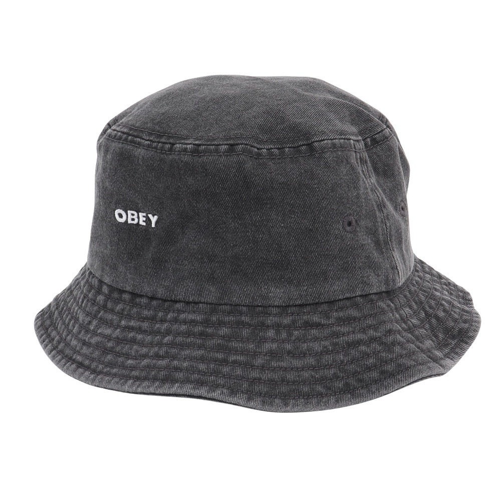 オベイ（OBEY）（メンズ）BOLD PIGMENT バケットハット 100520089BLKO24P