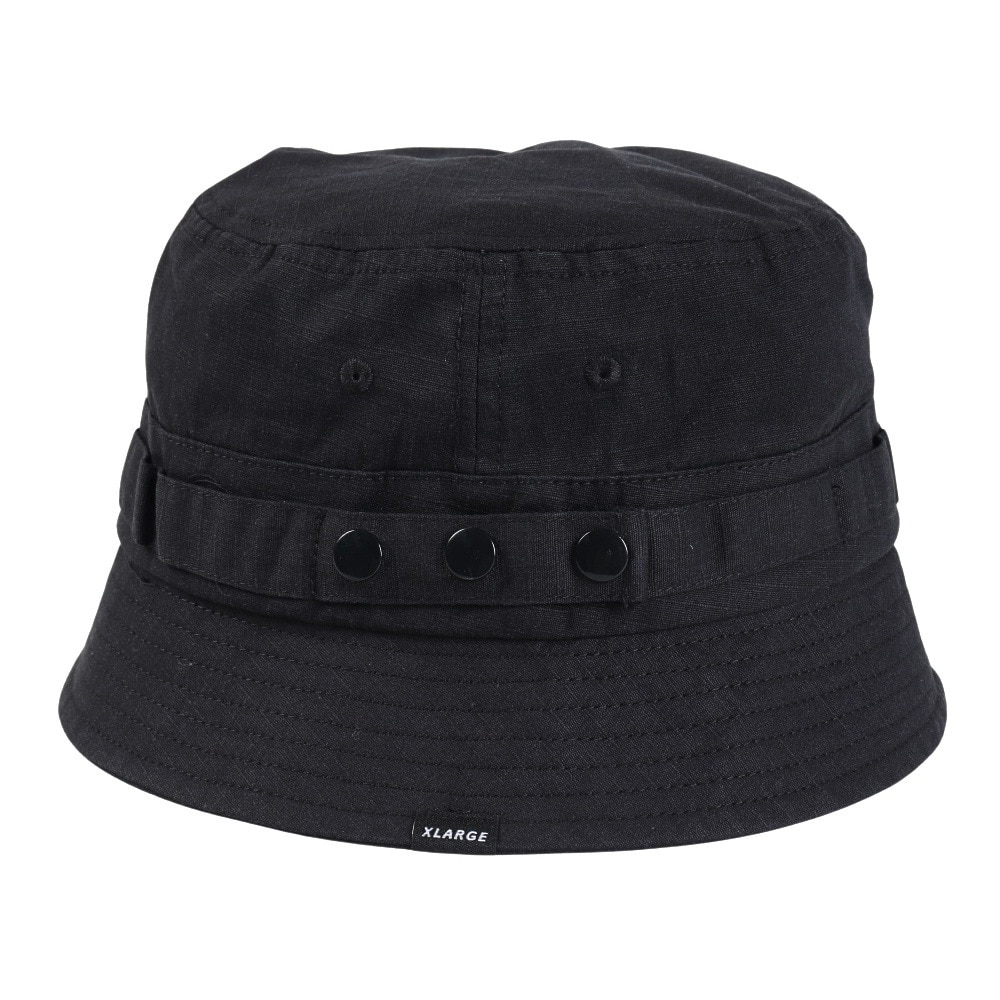エクストララージ（XLARGE）（メンズ）RIPSTOP ミリタリー ハット 101242051002-BLACK