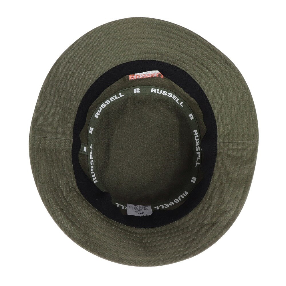 ラッセル（RUSSELL）（メンズ）カレッジロゴ バケットハット RBMZ24S004 KHK
