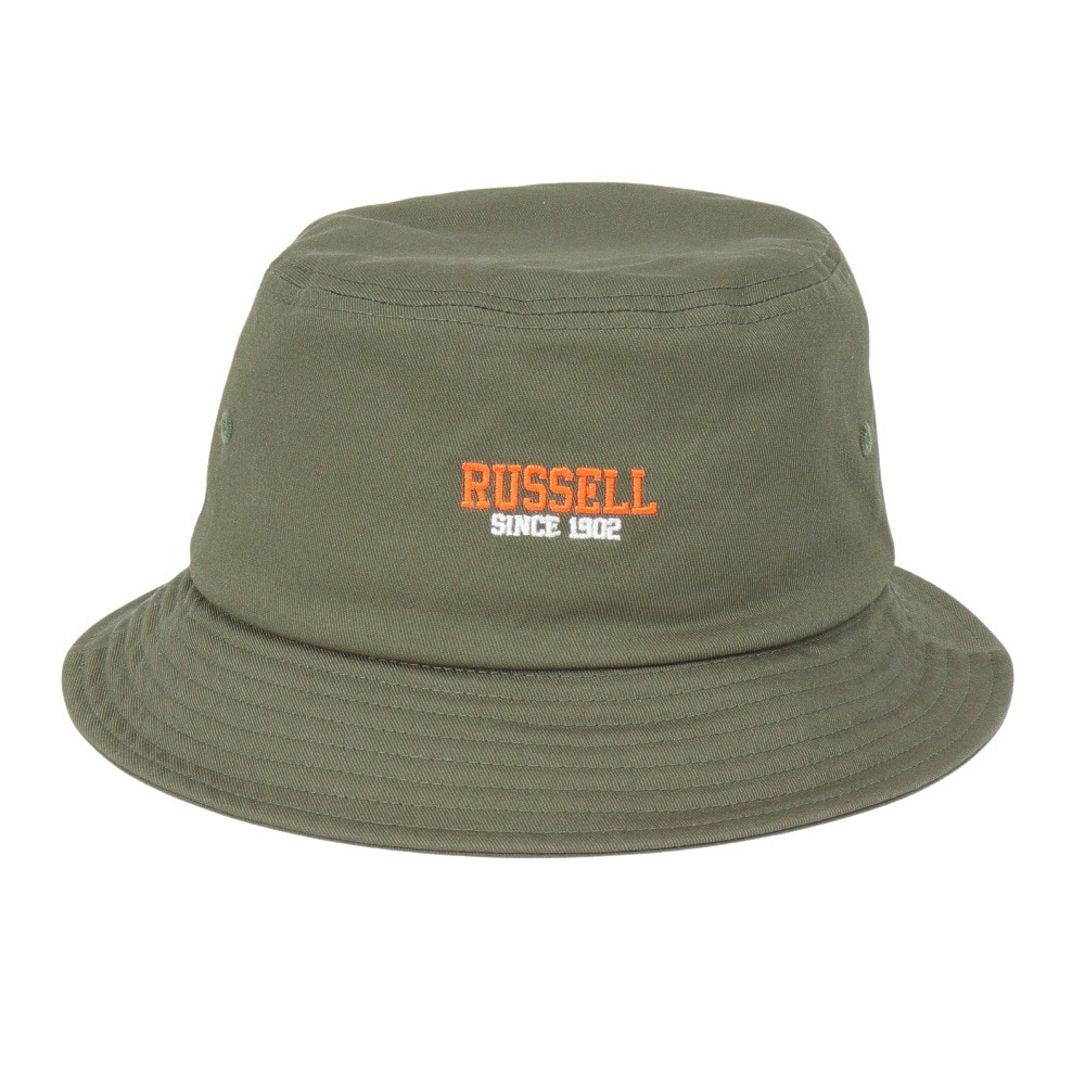 ラッセル（RUSSELL）（メンズ）カレッジロゴ バケットハット RBMZ24S004 KHK