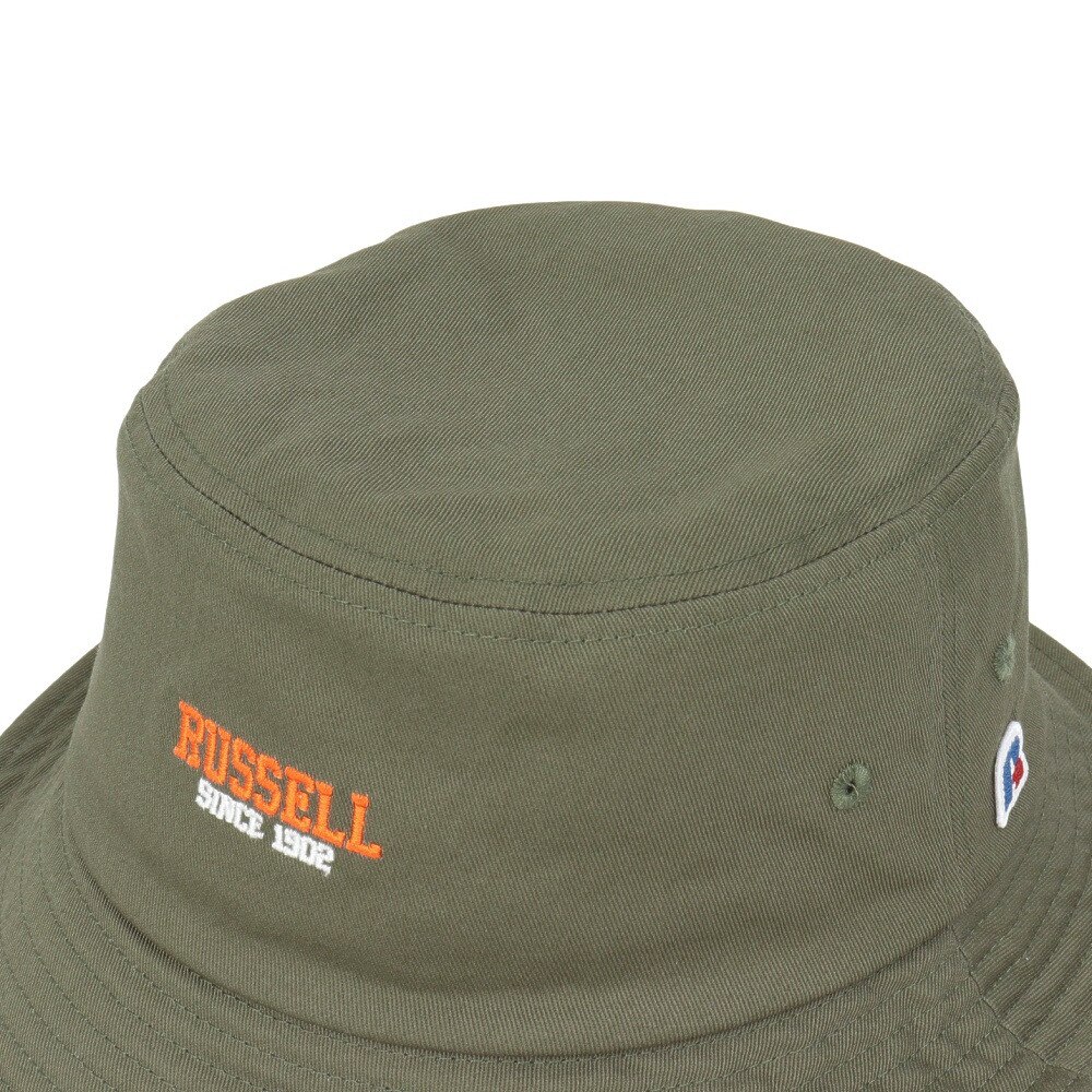 ラッセル（RUSSELL）（メンズ）カレッジロゴ バケットハット RBMZ24S004 KHK