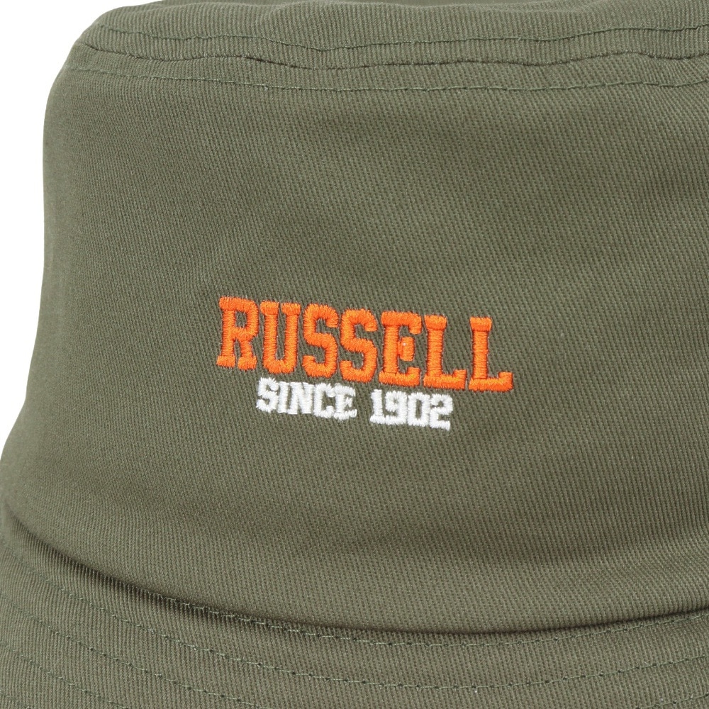 ラッセル（RUSSELL）（メンズ）カレッジロゴ バケットハット RBMZ24S004 KHK