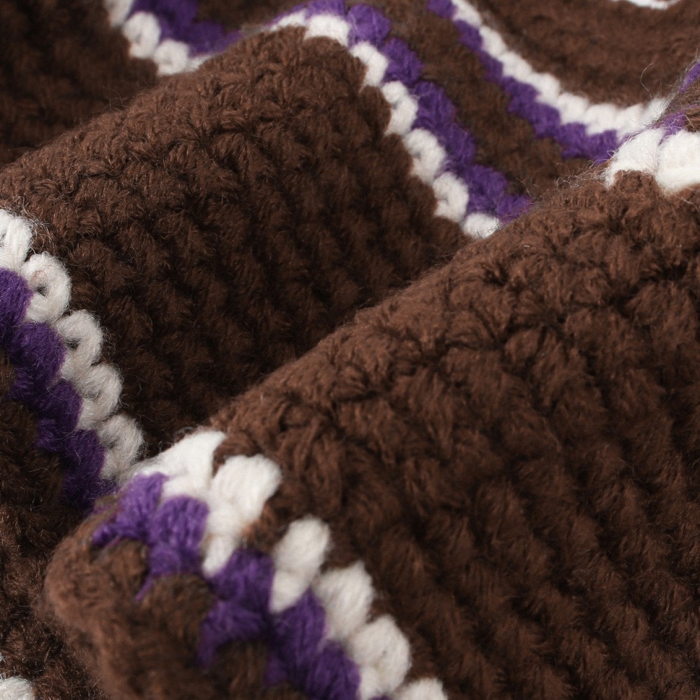 エクストララージ（XLARGE）（メンズ）CROCHET BELL ハット 101243051005-BROWN