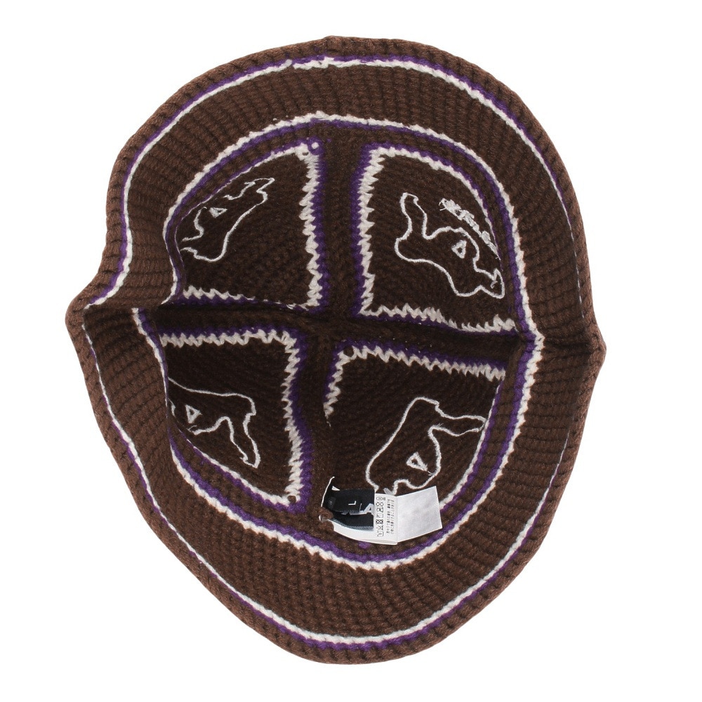 エクストララージ（XLARGE）（メンズ）CROCHET BELL ハット 101243051005-BROWN