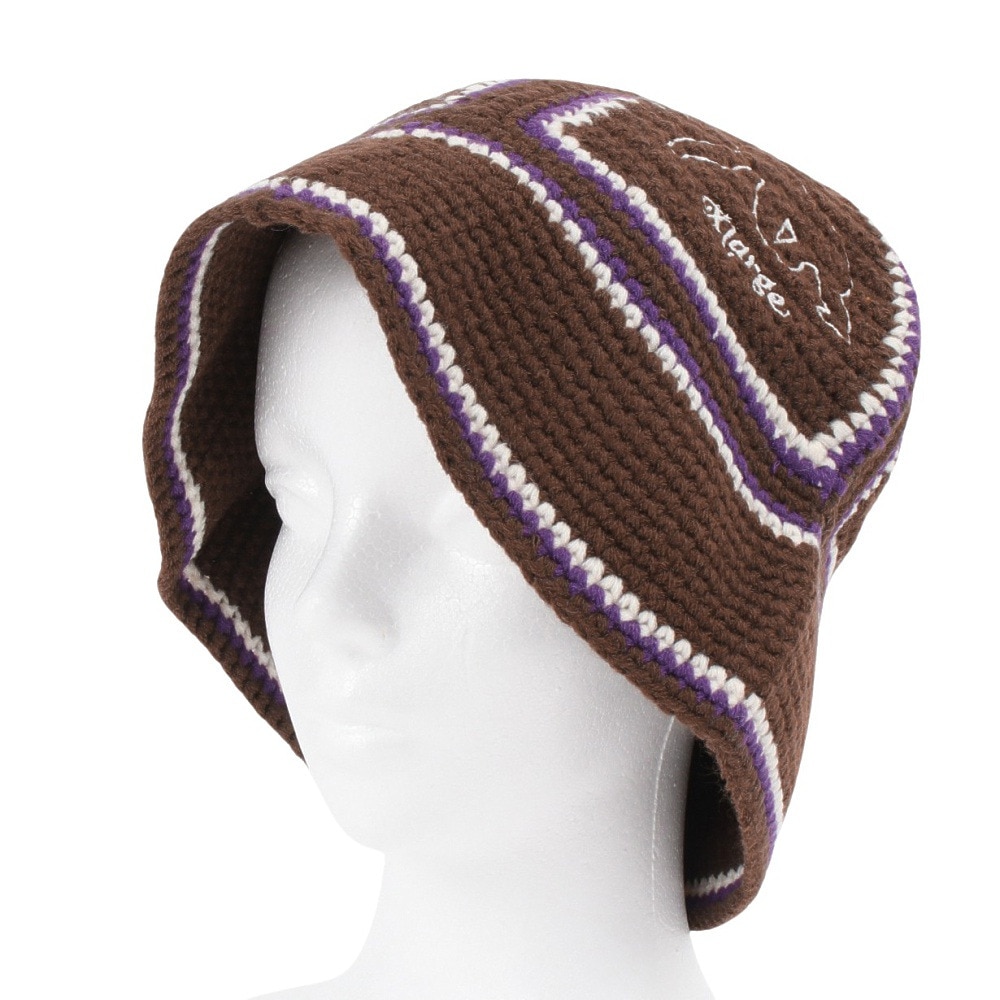 エクストララージ（XLARGE）（メンズ）CROCHET BELL ハット 101243051005-BROWN