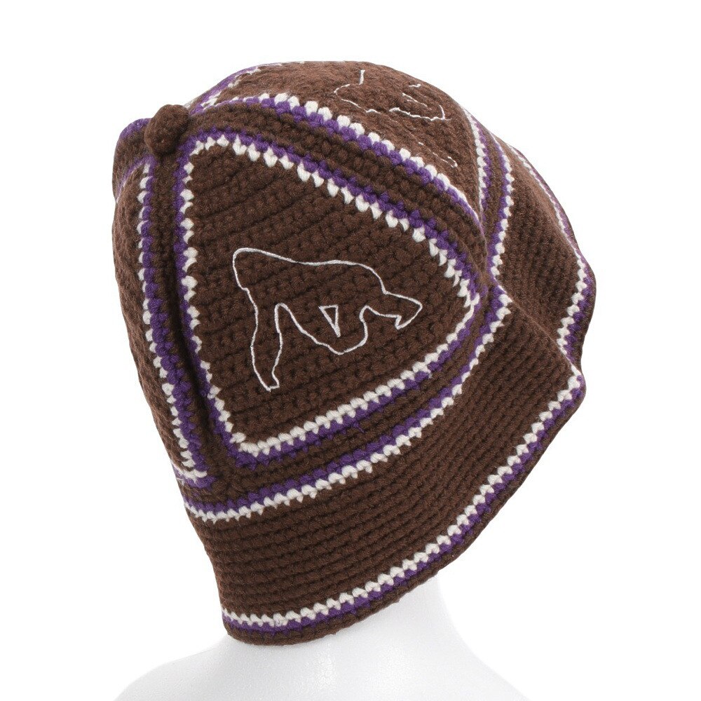 エクストララージ（XLARGE）（メンズ）CROCHET BELL ハット 101243051005-BROWN