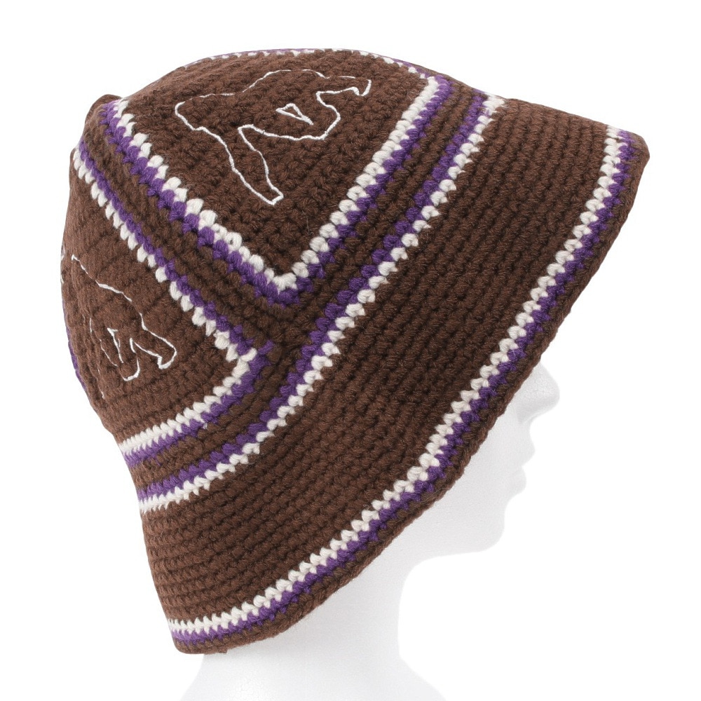 エクストララージ（XLARGE）（メンズ）CROCHET BELL ハット 101243051005-BROWN