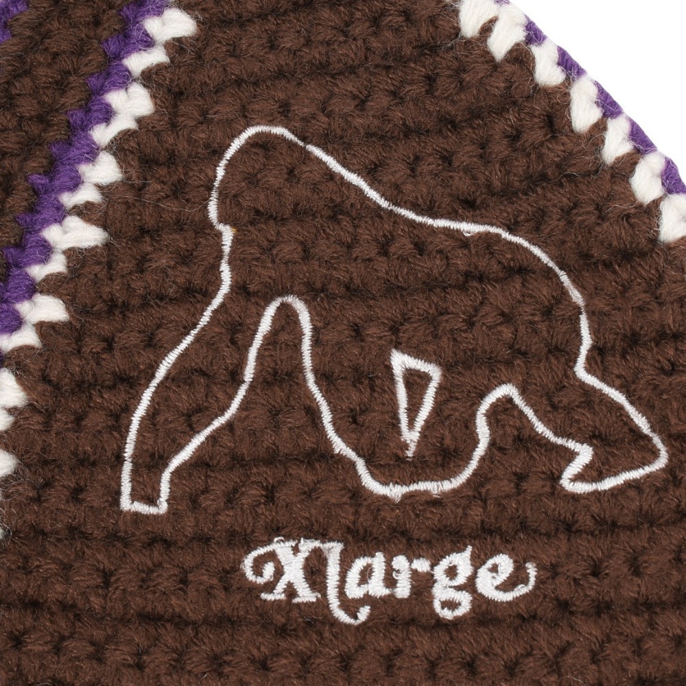 エクストララージ（XLARGE）（メンズ）CROCHET BELL ハット 101243051005-BROWN