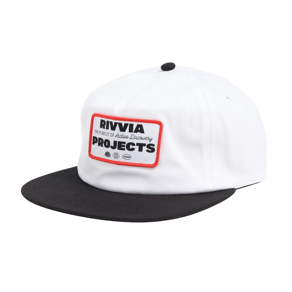 リヴィアプロジェクツ（Rivvia Projectu）（メンズ）CLASSIC PURSUIT キャップ RHE-24423-BK/WT
