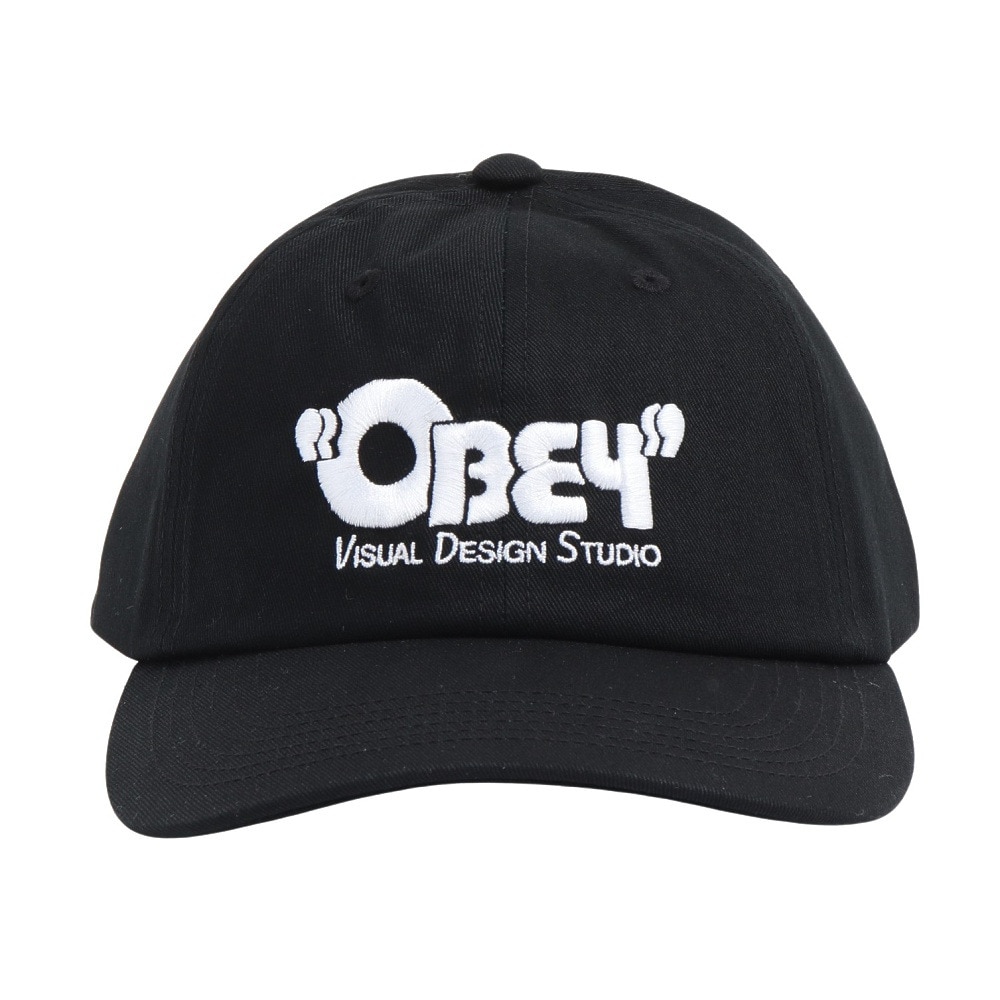 オベイ（OBEY）（メンズ）VISUAL デザイン 5 PANE キャップ 100580401BLK