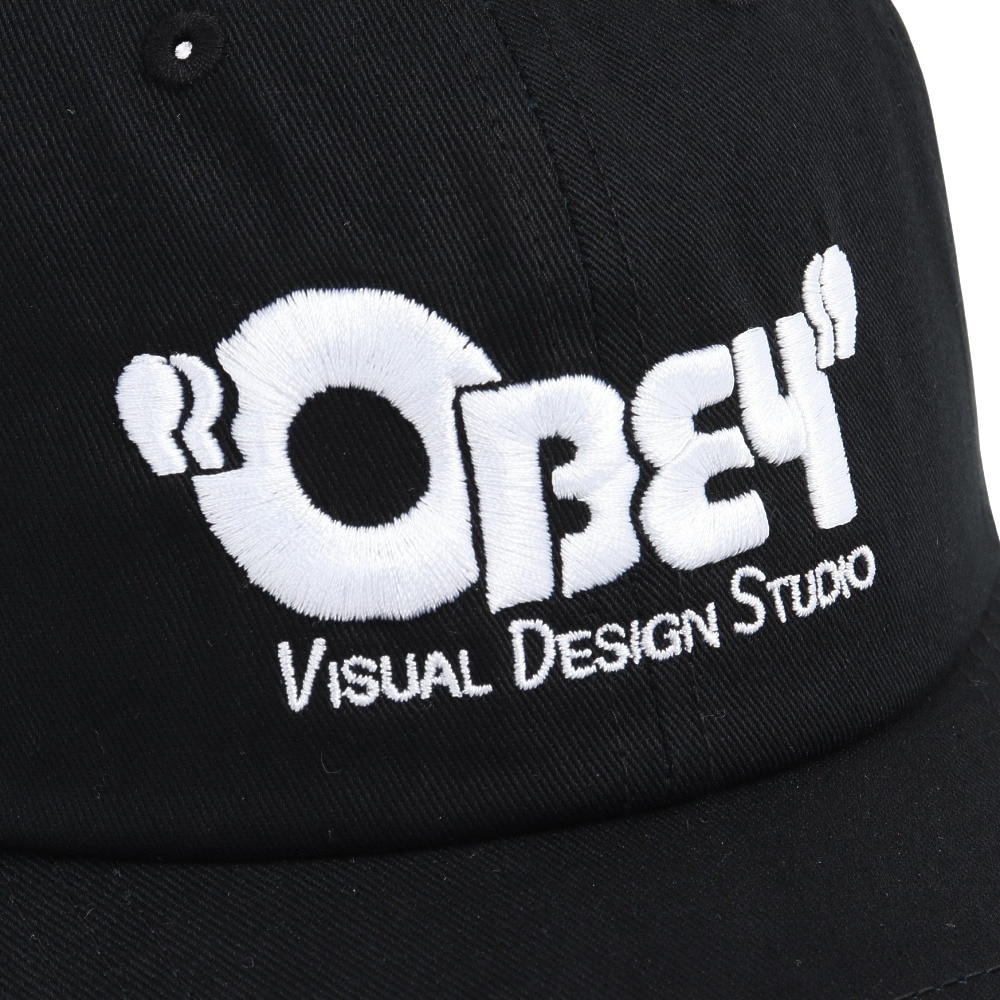 オベイ（OBEY）（メンズ）VISUAL デザイン 5 PANE キャップ 100580401BLK