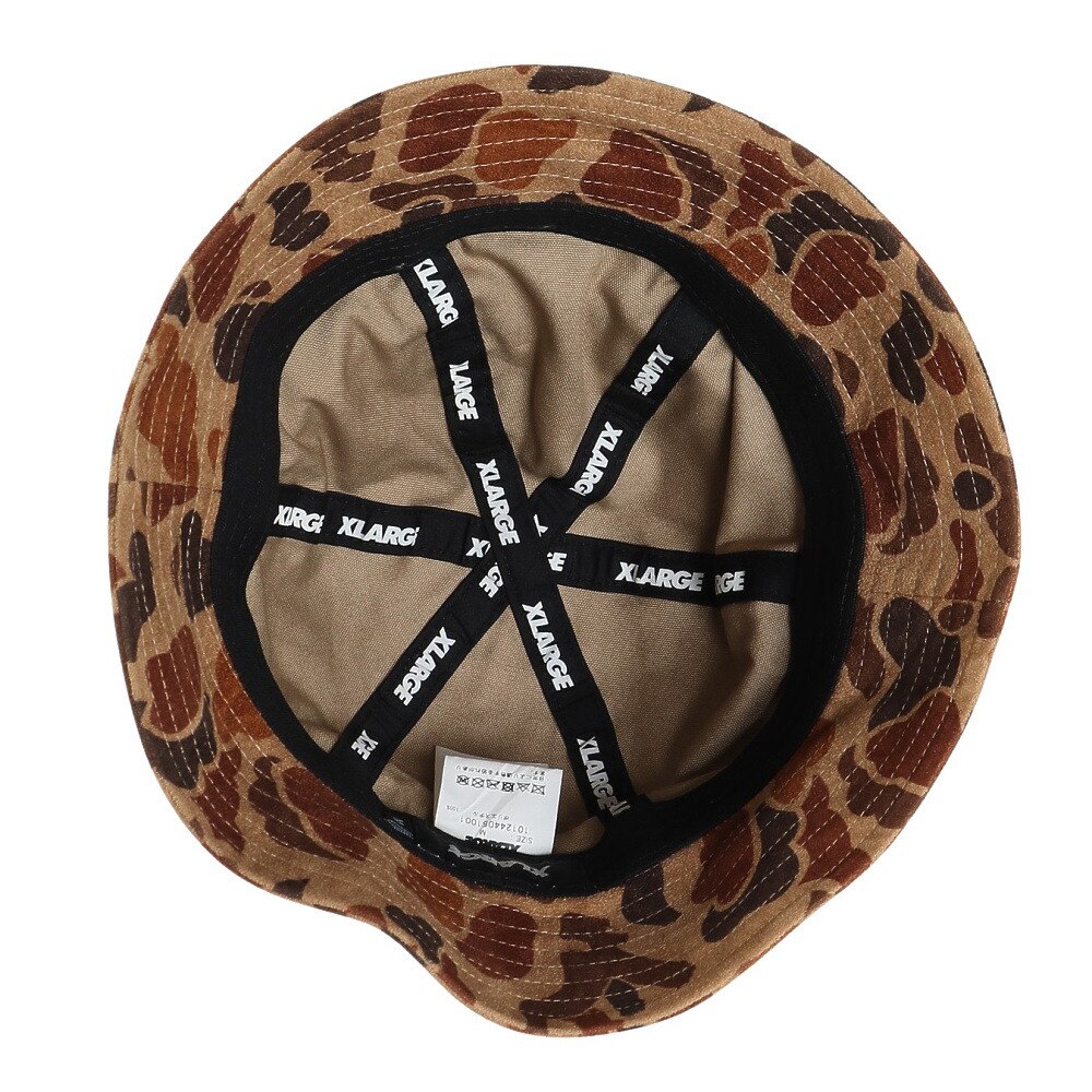 エクストララージ（XLARGE）（メンズ、レディース）スウェード ボール ハット 101244051001-BROWN