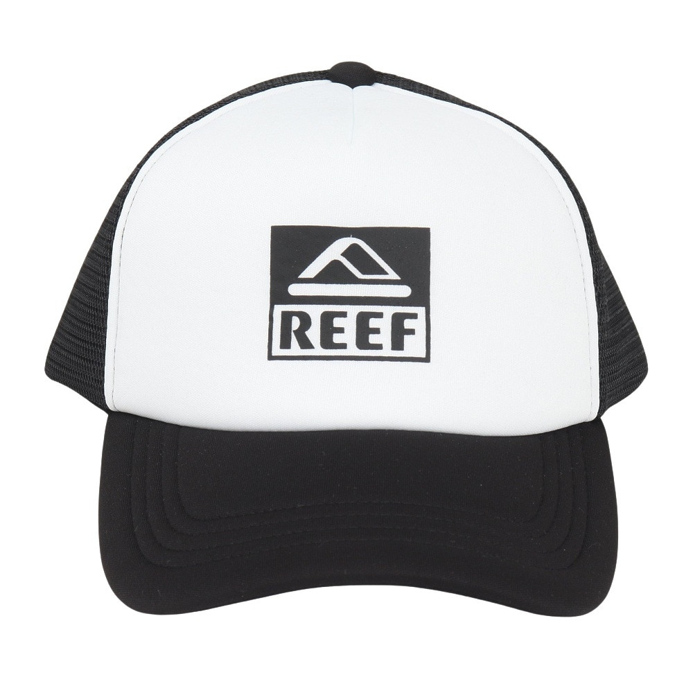 リーフ（REEF）（メンズ）帽子 スクエアロゴ トラッカーキャップ RFACM2502-BLK