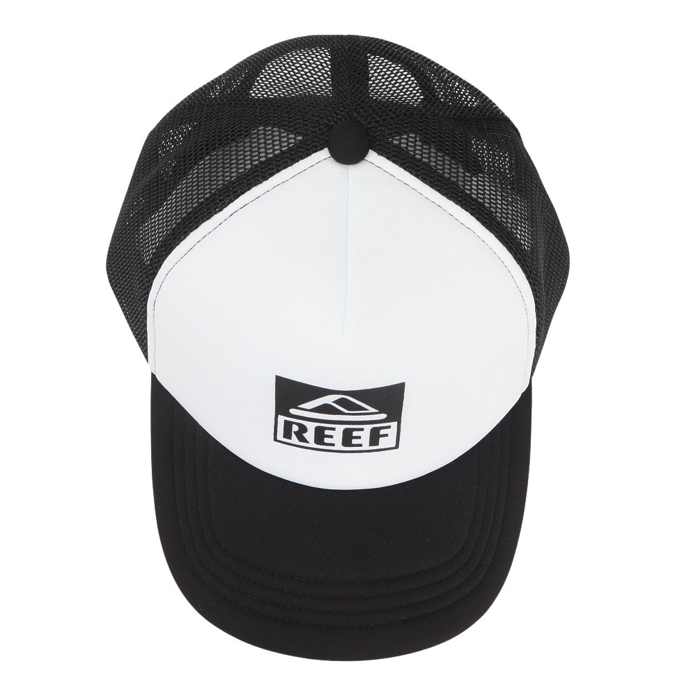 リーフ（REEF）（メンズ）帽子 スクエアロゴ トラッカーキャップ RFACM2502-BLK
